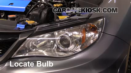 2013 Subaru Impreza WRX 2.5L 4 Cyl. Turbo Wagon Éclairage Feux de route (remplacer l'ampoule)